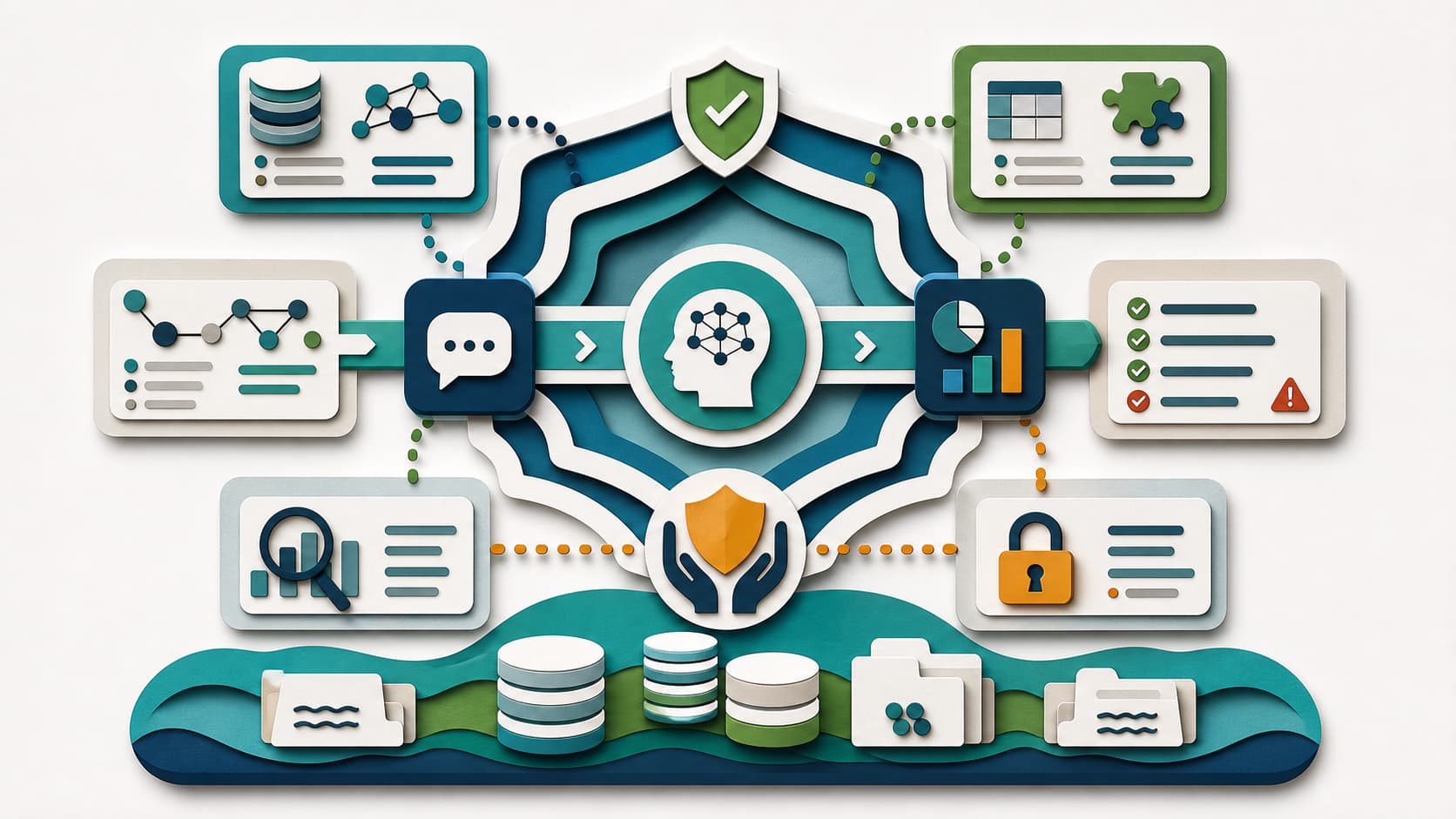 metadata for AI query reliability architecture map