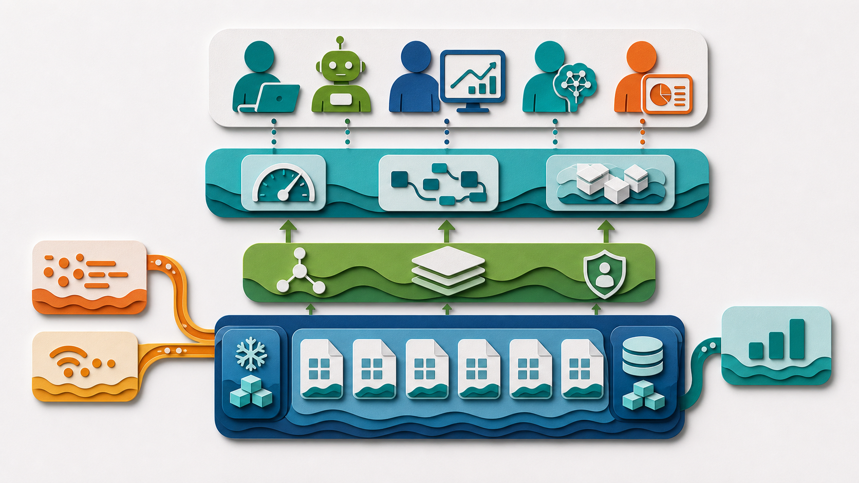 Open lakehouse operating model for streaming and Iceberg analytics